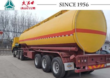 40 Tons Tri Axle Oil Fuel Transfer Trailer With Spring Suspension For Malawi